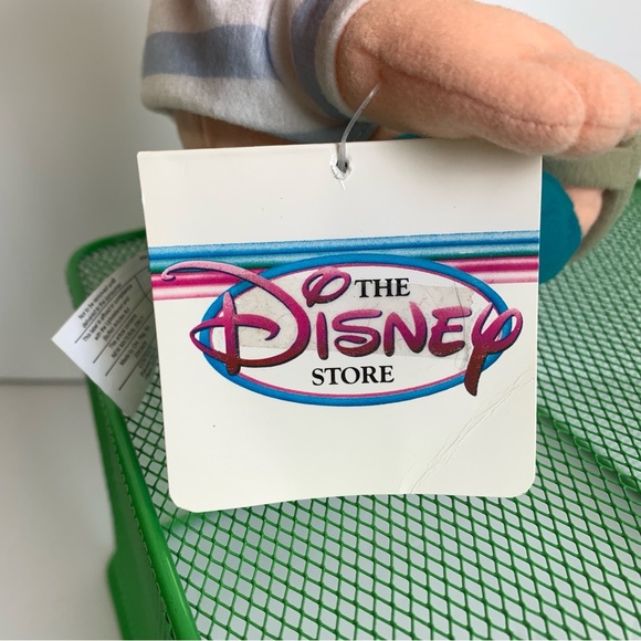 Vintage 💕Disney 2 Peter Pan Characters , Smee💚 & Nana 🐕 Mini Bean Bag  8” - Picture 11 of 12